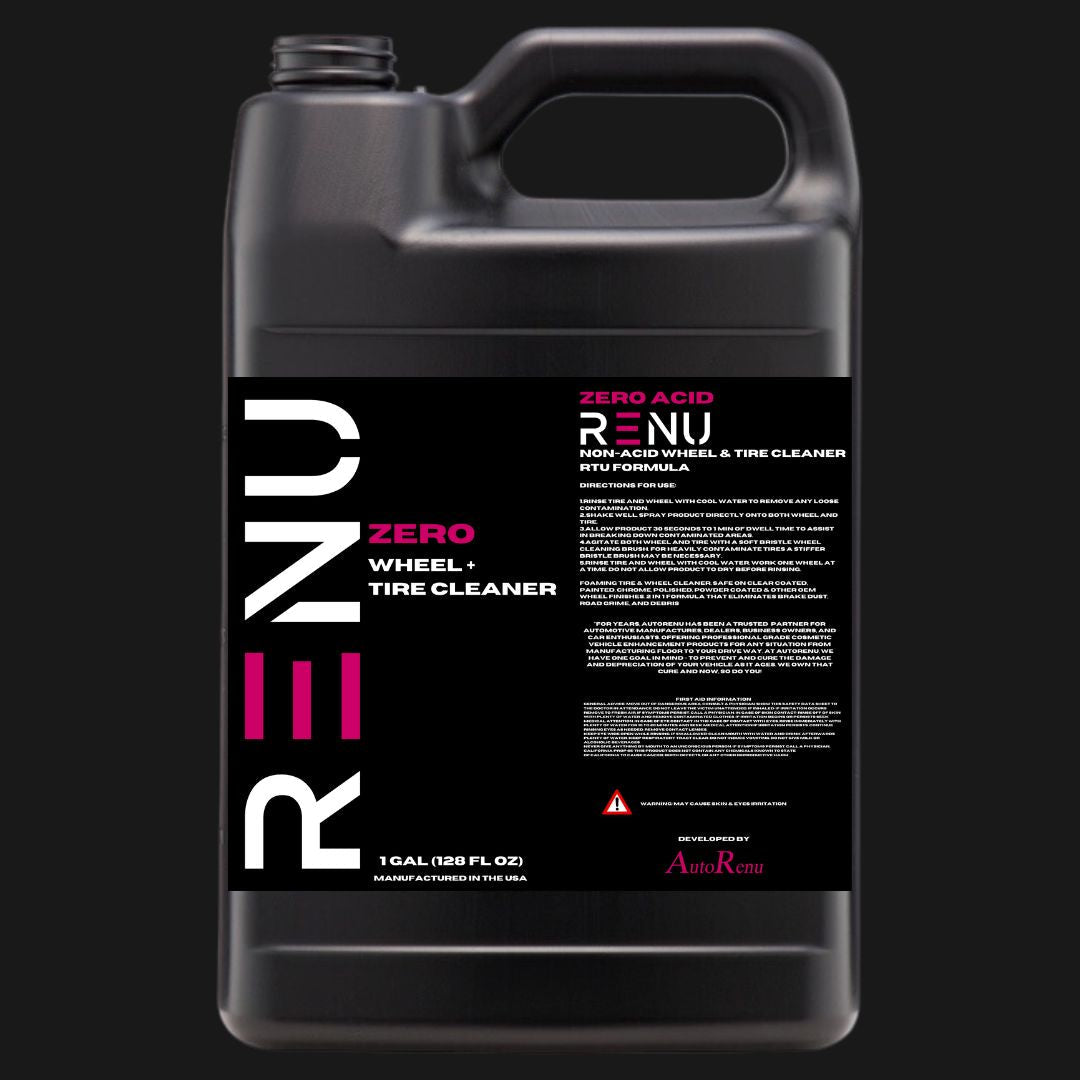 AutoRenu ZERO Acid Wheel & Tire Cleaner (1 Gallon)