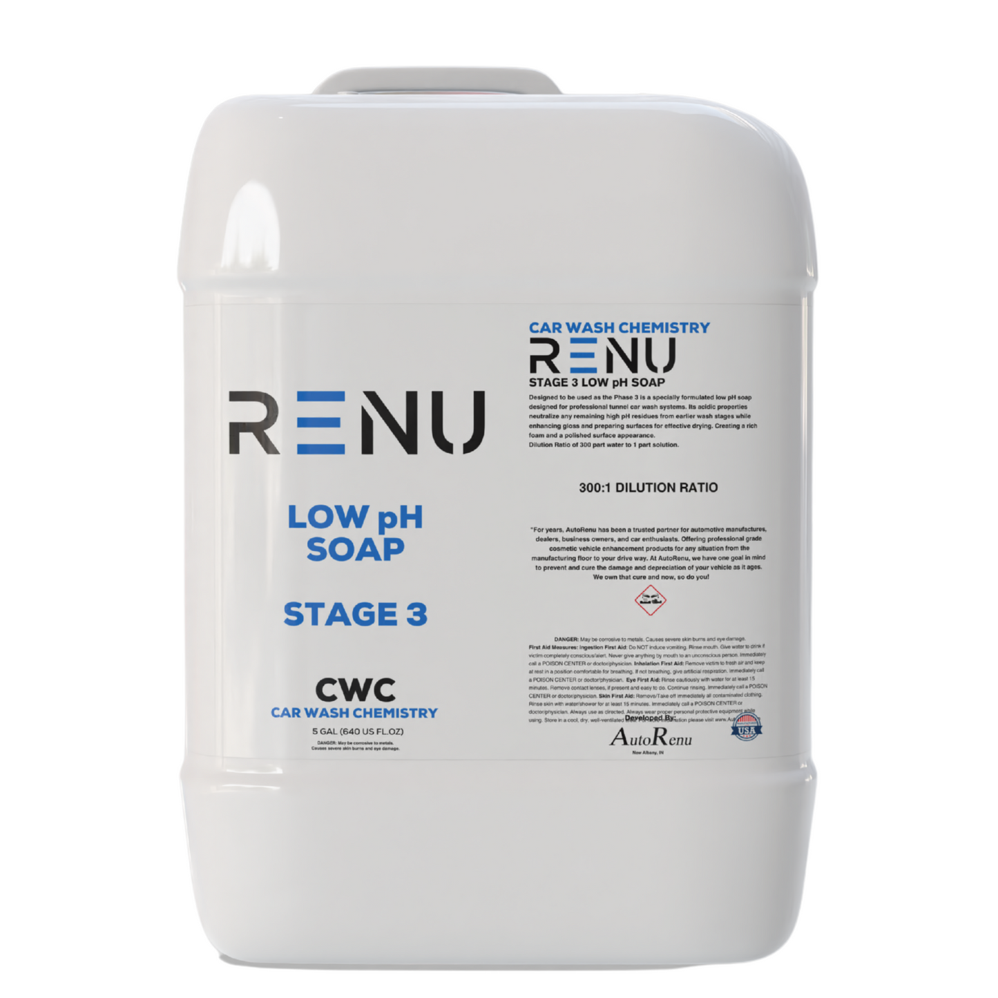 Low pH Soap (5 Gallon) Car Wash Chemistry "STAGE 3"