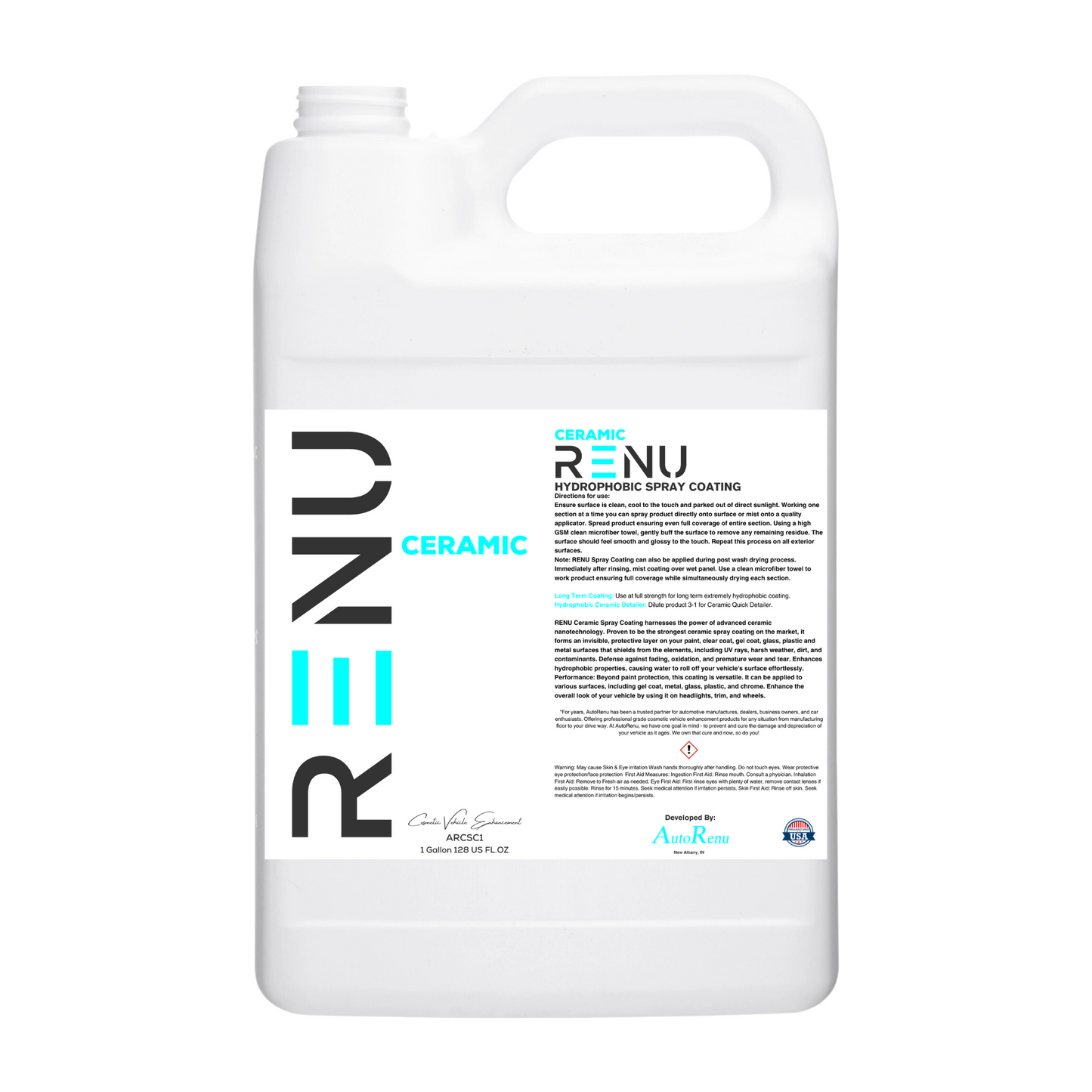 AutoRenu Ceramic Spray Coating (1 Gallon)