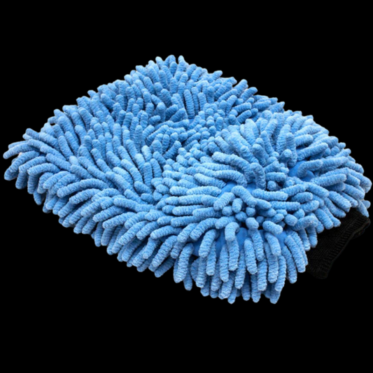 Chenille Microfiber  Washmitt  (Blue)