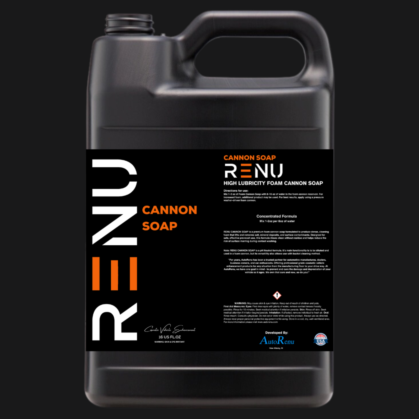 AutoRenu Foam Cannon Soap (1 Gallon)