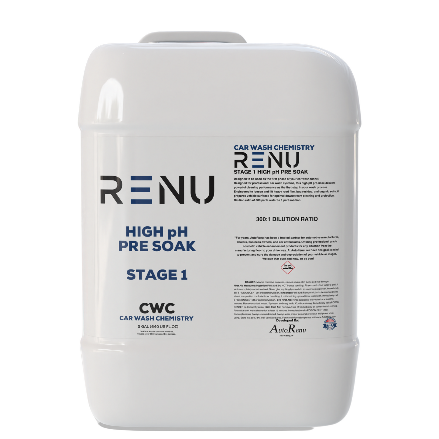 High pH Soap (5 Gallon) Car Wash Chemistry "STAGE 1"