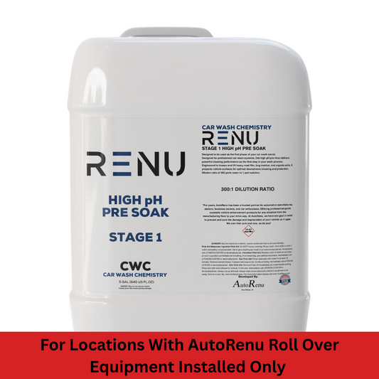High pH Soap (5 Gallon) Car Wash Chemistry "STAGE 1"