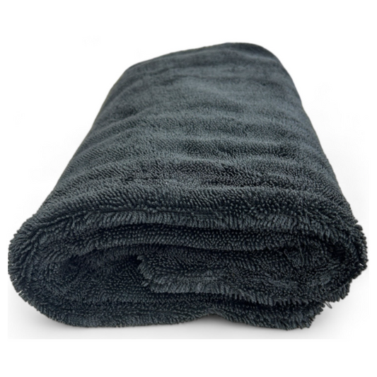 Night Stalker Black Twisted Loop Drying Towel
