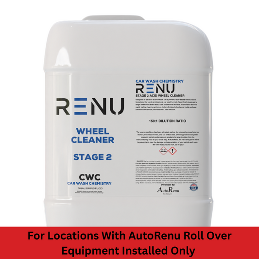 Acid Wheel Cleaner (5 Gallon) Car Wash Chemistry "STAGE 2"
