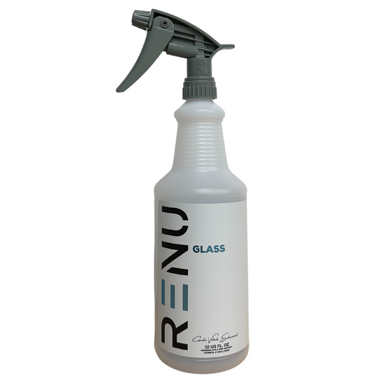 AutoRenu Glass Cleaner 32oz Secondary Bottle w/Sprayer