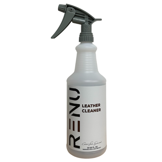 AutoRenu Leather Cleaner 32oz Secondary Bottle w/Sprayer
