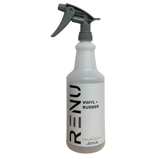 AutoRenu Vinyl & Rubber Cleaner + Conditioner 32oz Secondary Bottle w/Sprayer