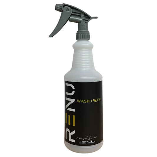 AutoRenu Waterless Wash & Wax 32oz Secondary Bottle w/Sprayer